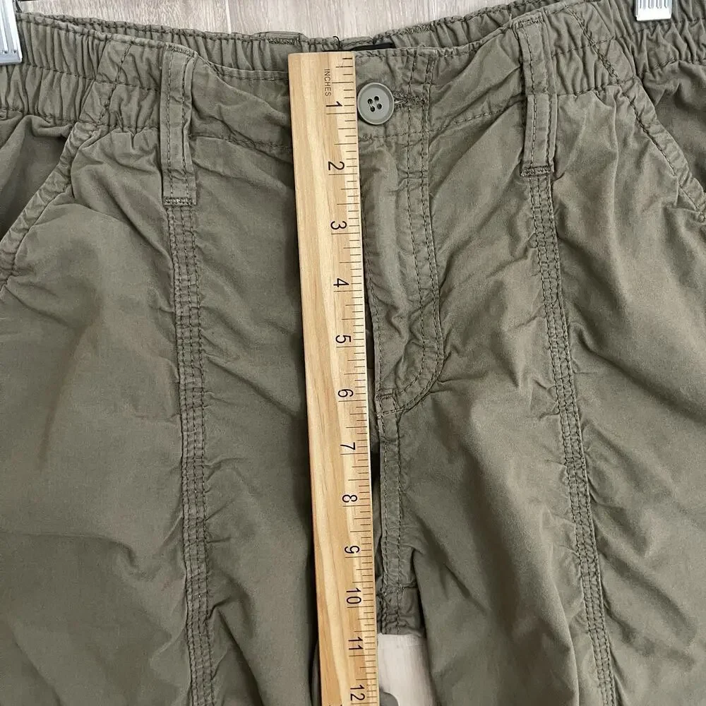 Urban Outfitters BDG Y2K Low Rise Green Cargo Pant Women's Medium Utility Baggy - Picture 8 of 16